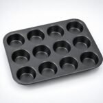 Muffin Tray, Twelve Cup, Non Stick, shown on a plain studio background