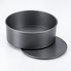 Anodised Round Cake Tin, 20 cm, Loose Base, shown on a plain studio background